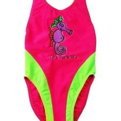 1002 Ozi Varmints Girls Spliced Racer - SP50+ - Azlaia/Lime