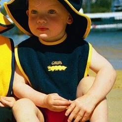 1013 Ozi Varmints Floppy Toweling Hat - Navy Grub