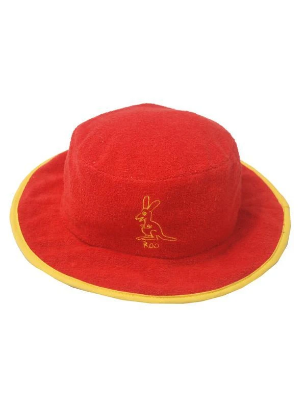 1013 Ozi Varmints Floppy Toweling Hat - SP50+ - Red (Roo)