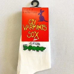 2022 Ozi Varmints White Socks - Grub