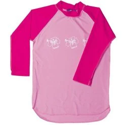 3004 Ozi Varmints Long Sleeve Rash Vest 50+ UPF - Pink
