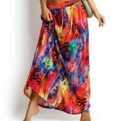 52403 Sonic Bloom Out Long Weekend Skirt -Seafolly