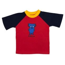 9063 Ozi Varmints Contrast Colour T-Shirt - Koala