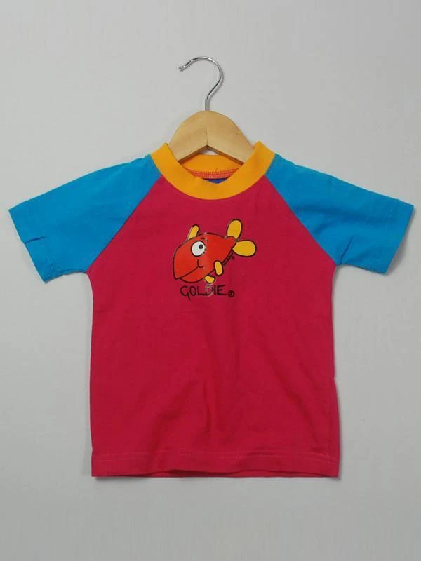 9063 Ozi Varmints Contrast T-Shirt - Pink