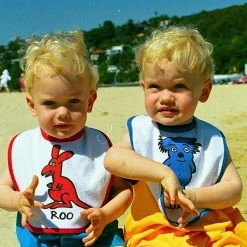 Ozi Varmints 100% Cotton Terry Toweling Baby Bibs