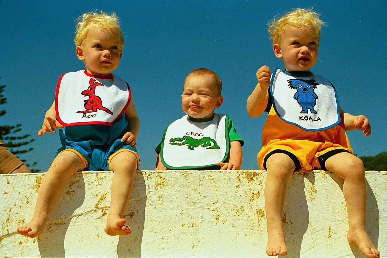 Ozi Varmints 100% Cotton Terry Toweling Baby Bibs - Image 5