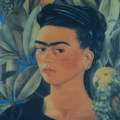 Zura Frida Kahlo 100% Cotton Scarf - Tropical Parrot