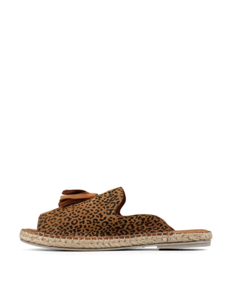 Bueno Keilor Metis Scissors 21WJ0311 Leopard Espadrilles Leather Shoes - Image 3