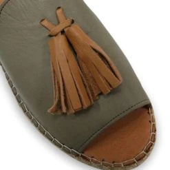 Bueno Rogue Brook Coconut 20WJ0311 Plain Espadrillas Leather Shoes