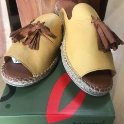 Bueno Rogue Noche Coconut 20WJ0311 Plain Espadrillas Leather Shoes