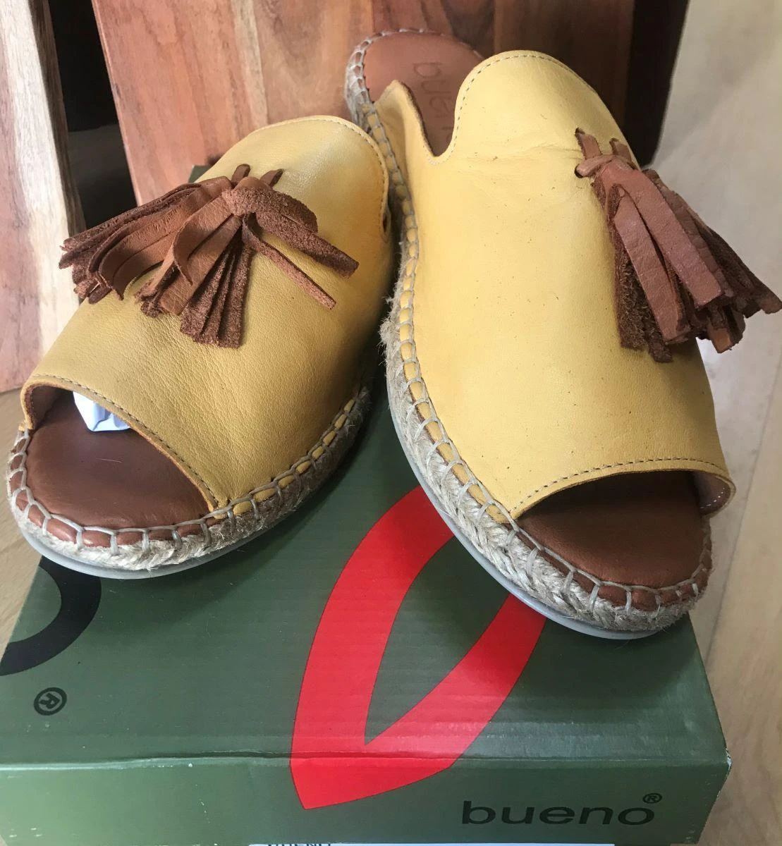 Bueno Rogue Noche Coconut 20WJ0311 Plain Espadrillas Leather Shoes