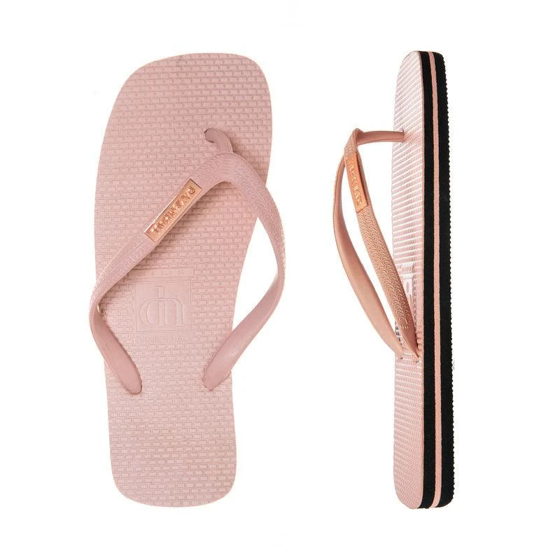 Damien Hall Original Signature Gold Badge Thongs - Flip Flops - Image 4