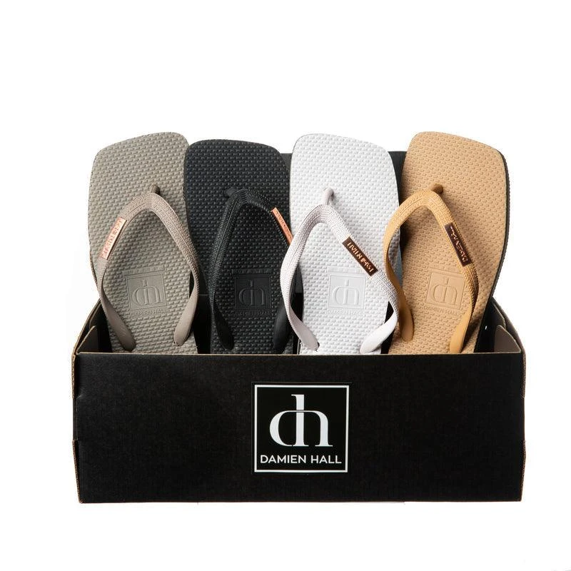 Damien Hall Original Signature Gold Badge Thongs - Flip Flops - Image 8