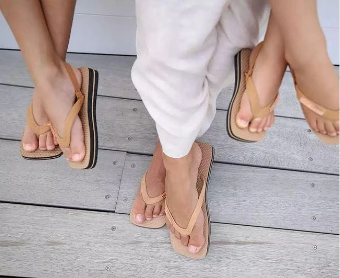 Damien Hall Original Signature Gold Badge Thongs - Flip Flops - Image 12