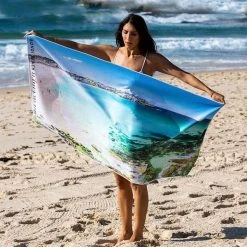 Destination Towels - Bondi Blues Sand Free Beach Towel