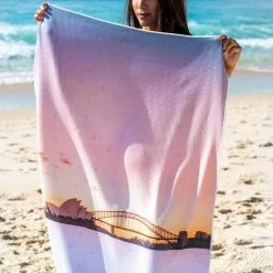 Destination Towels - Harbour Pastels Sand Free Beach Towel