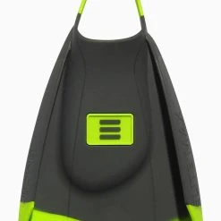 DCM Fins DMC Fins ELITE Max Charcoal Fluro Green Double Rail - Swim Fins