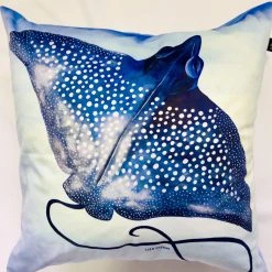 Lisa Glynn Eagle Ray Cushion Cover 45 X -45cm Soft Plush Double Printed