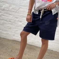 Hammill & Co W215 Slouchy Short Navy