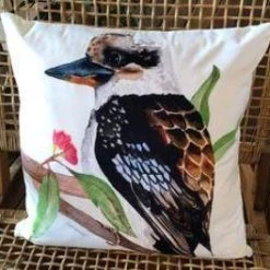 Lisa Glynn Kookaburra Cushion Cover Soft Plush Double Printed
