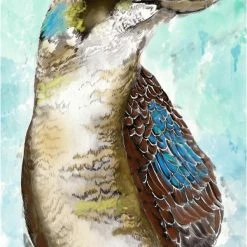 Lisa Glynn Kookaburra Two Australian Bird Tea Towel 100% Cotton