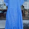 La Strada LSD21-261B Italian Linen Fringe Baby Doll Dress