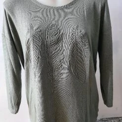 La Strada LST21-DD1Militaire Long Sleeved Top