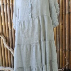 LSD21-879 La Strada Perla Linen Dress