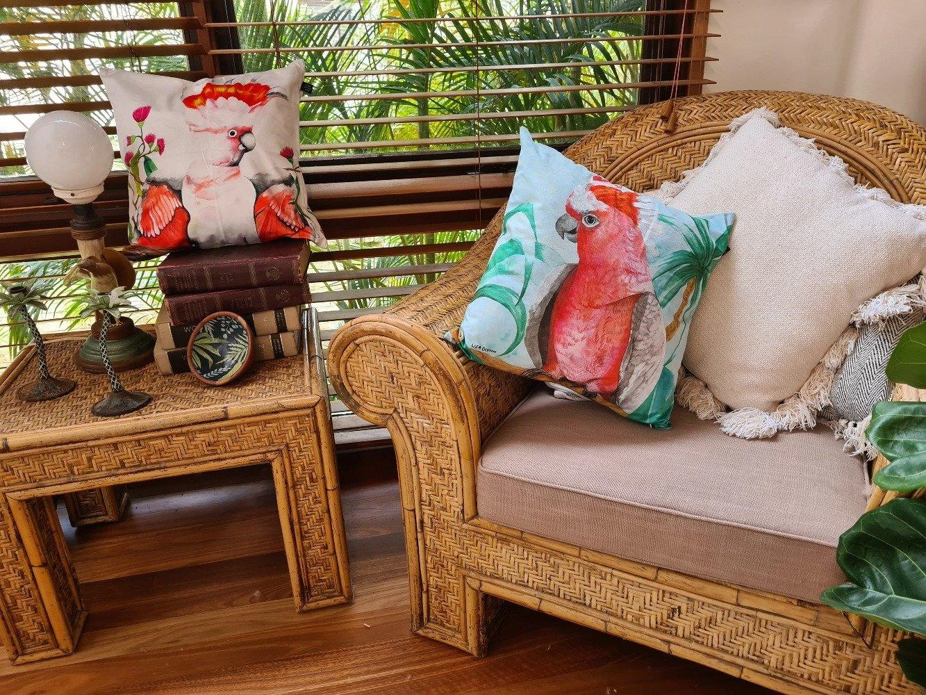 Lisa Glynn Major Mitchell Beach Cushion Cover 45 X -45cm Soft Plush Double Printed - Image 7