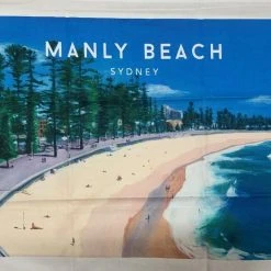 Manly Tea Towels By Julie Nicholson
