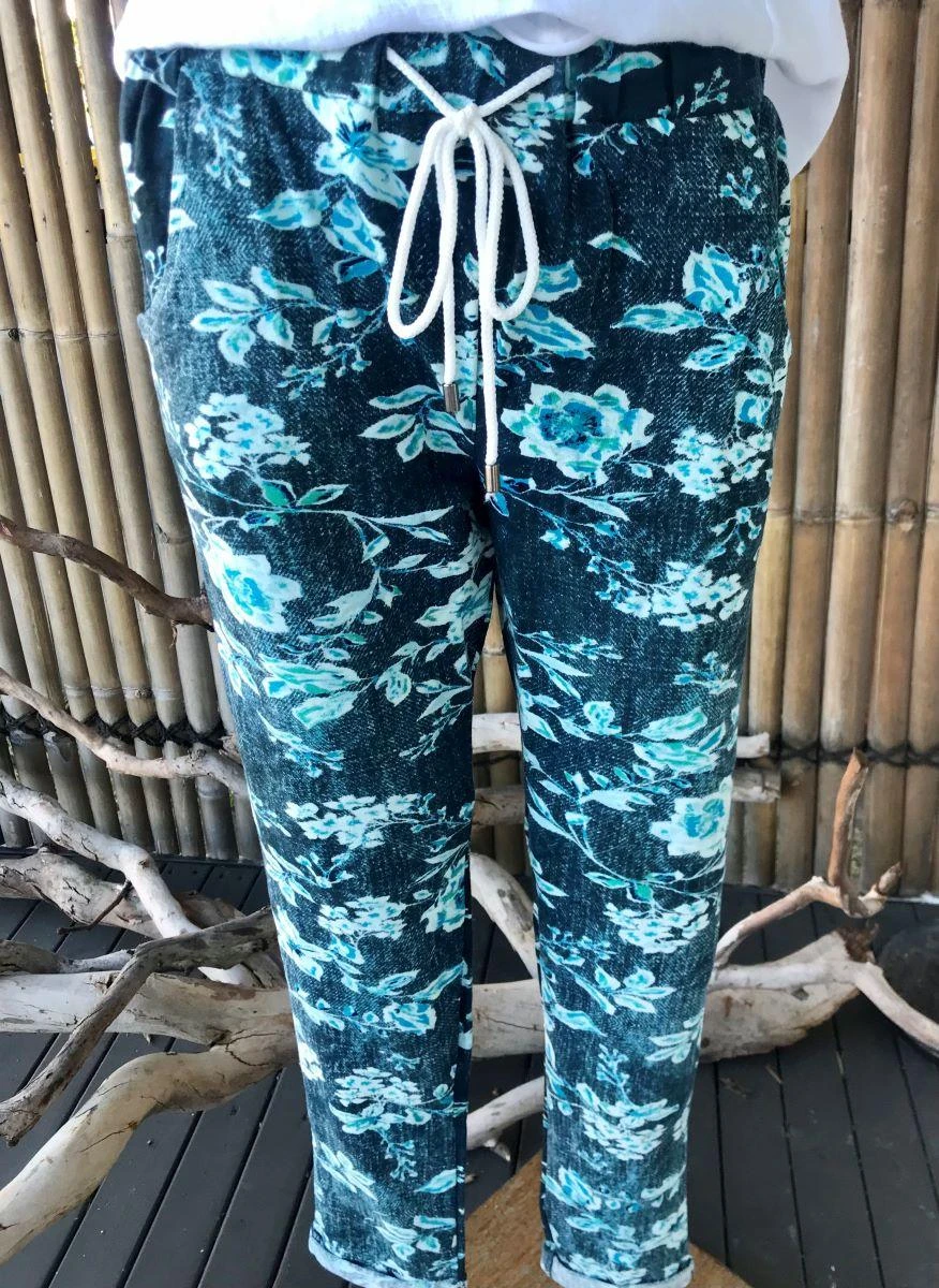 One Summer R30 Terry Elastic Waist Pants - Image 2