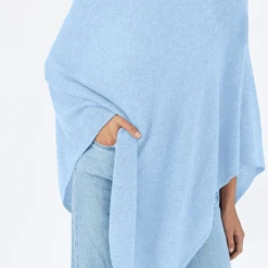 Zura Poncho Cashmere Viscose Blend All Colours