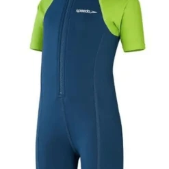 Speedo Toddler Boys Wetsuit One Piece -Blue/Green - 8-00330215494