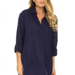 SS91719 Sunseeker Resort Painter Shirt Ink