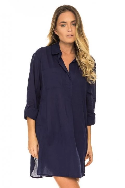 SS91719 Sunseeker Resort Painter Shirt Ink