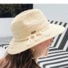 Sundaise SH245 Emily Panama Hat Tassle With Bead Natural
