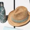 Sundaise SH403 Claudia Fedora Hat Mint
