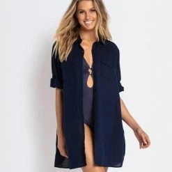 Sunseeker Coast Cotton Shirt SS91559 Button Through