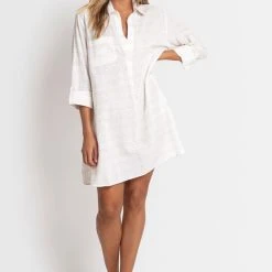 Sunseeker SS91696 Nara Painters Shirt - White