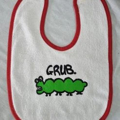 OZ RESORT The Famous Grub Baby Bib - Terry Towelling 100% Cotton