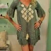 OZ RESORT Turtle Bay Kaftan Rayon