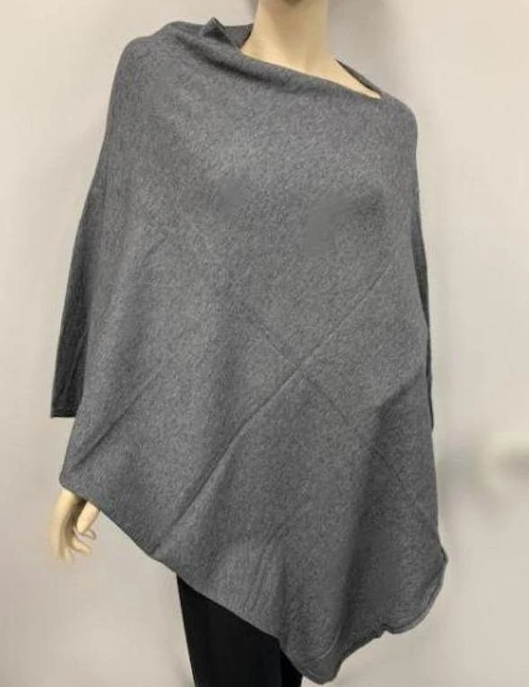 Zura Poncho Oz Resort Grey Soft Pink Lime And Beige - Image 5